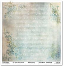 Charger l'image dans la galerie, Bloc Papier 30x30 "Courrier Fleuri - Myosotis" - ITD Collection (SLS-045)
