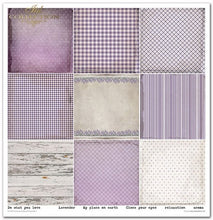 Charger l&#39;image dans la galerie, Collection de papier  &quot;Provence vol2 parfumé à la lavande&quot; de ITD Collections (SLS-061)
