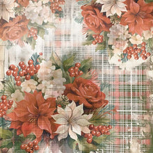 Charger l&#39;image dans la galerie, Paperpack - Yvonne Creations - Noël Floral 20 x 20 cm (YCPP10082)
