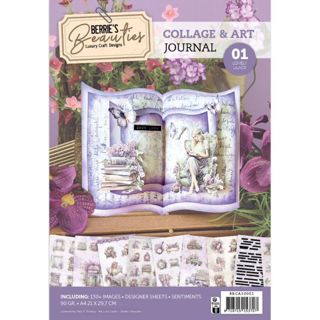 Berries Beauties - Collage et Art Journal 1 - Lovely Lilacs (BBCA10001)