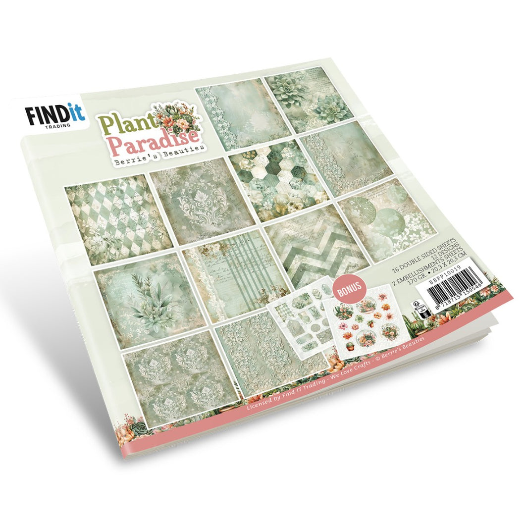 Pack papier - Berries Beauties - Plant Paradise 20 x 20 cm (BBPP10019)