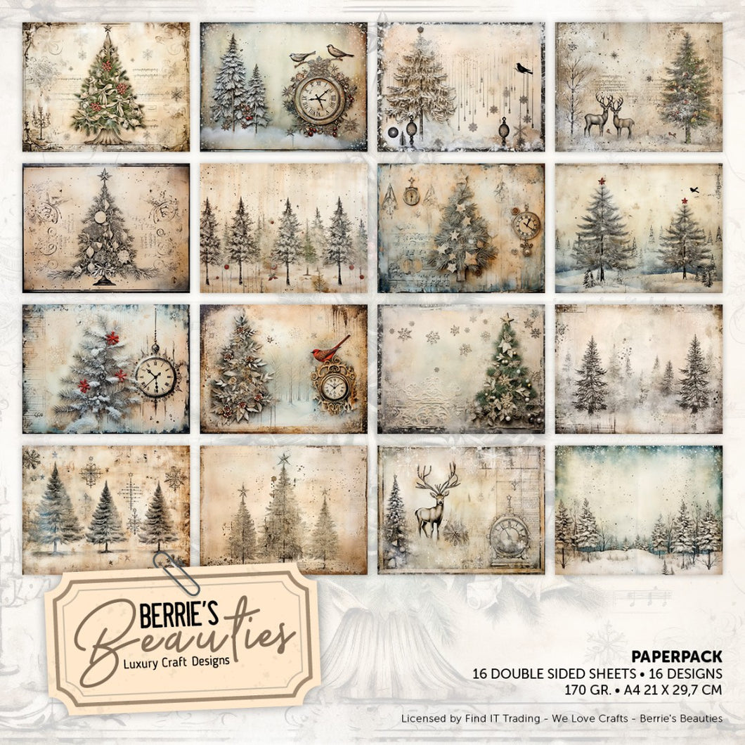 Pack papier - Berries Beauties - Christmas Tree - A4 (BBPPA410017)