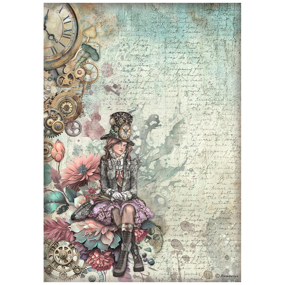 A4 Rice paper packed - Master of Magic lady  (DFSA41009)
