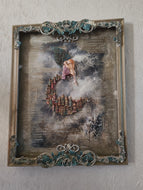 Plus d'Homme, Plus d'Humanité - Cadre Mixed Media Original