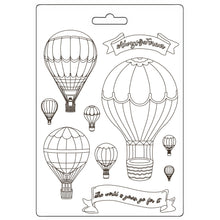 Charger l&#39;image dans la galerie, Moule Souple A5 - &quot;Timeless&quot; ballons de Stamperia (K3PTA5672)
