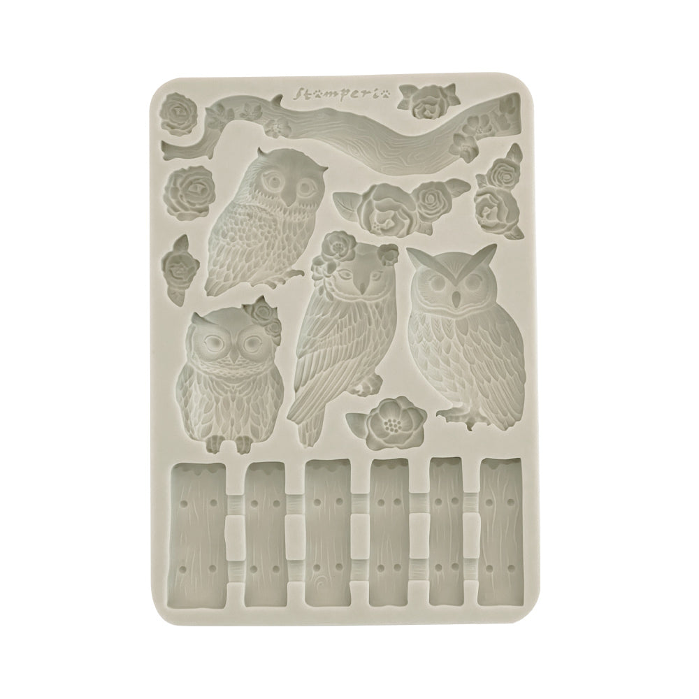 Silicon mould A5 - The owl's house 