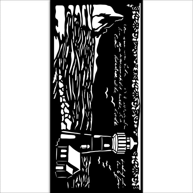 Pochoir épais cm 12X25 -