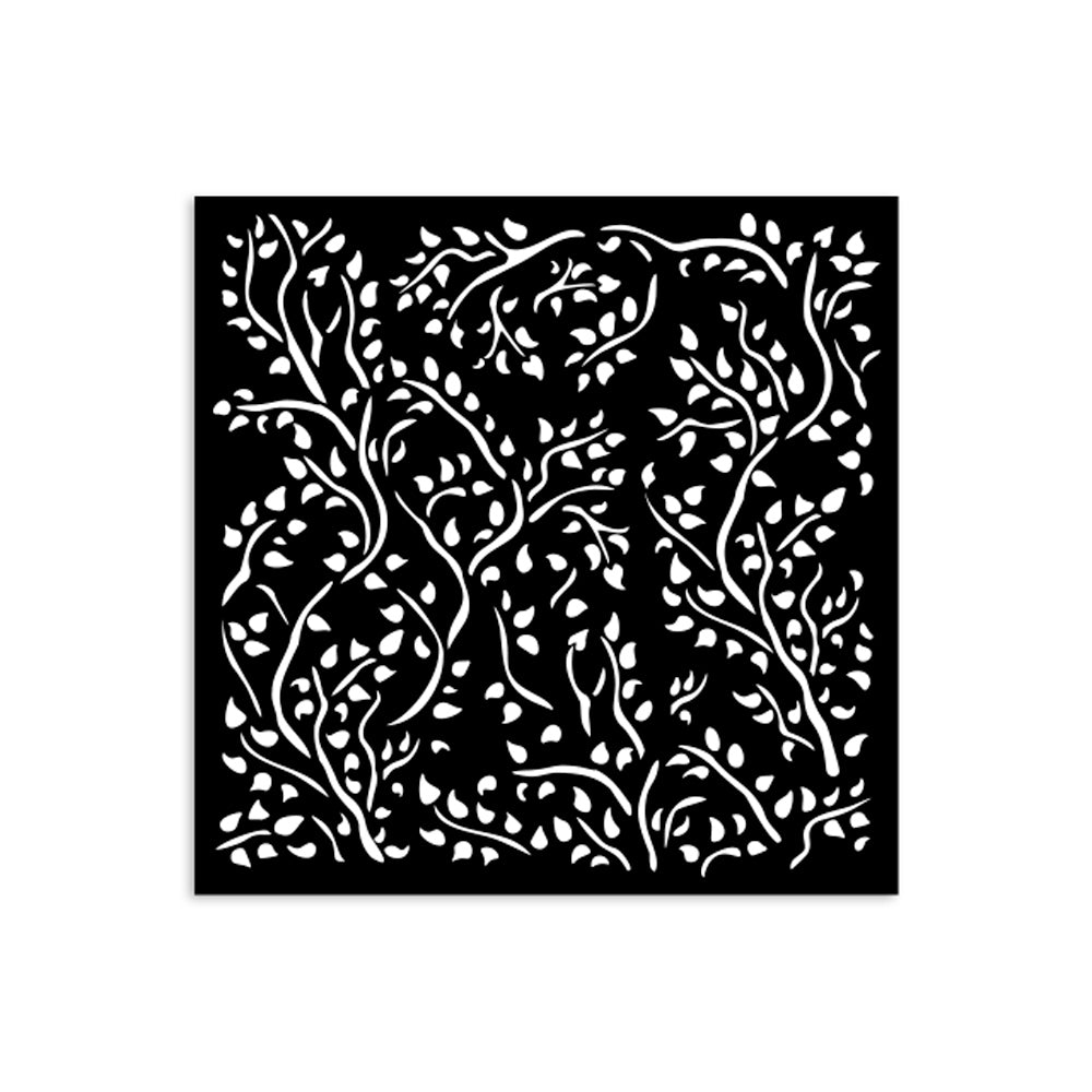 Pochoir épais cm 12X12 - - House of Roses brique KSTDS33