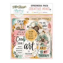 Charger l'image dans la galerie, Ephemera Pack Creative Mind 68 pièces Mintay Papers MT-ART-C08 recto
