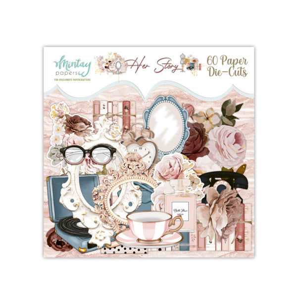 Découpes en papier - Her Story , 60 pièces  ( MT-HER-LSC )