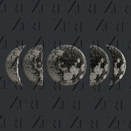 Moule silicone « Moon Phases » - Zuri Designs (atm-mps01)