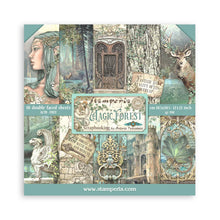 Charger l&#39;image dans la galerie, Bloc Papier  Double Face 10 feuilles 30,5x30,5 - Magic Forest (SBBL130)
