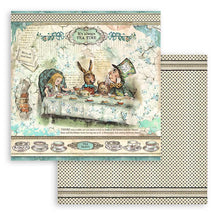 Charger l&#39;image dans la galerie, bloc Papier Scrap double Face 10 feuilles 20.3X20.3 &quot; Alice in Wonderland &quot; (SBBS01)
