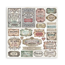 Charger l&#39;image dans la galerie, Scrapbooking Small Pad 10 sheets cm 20,3X20,3 (8&quot;X8&quot;) - Master of Magic SBBS122
