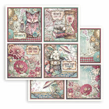 Charger l&#39;image dans la galerie, Scrapbooking Small Pad 10 sheets cm 20,3X20,3 (8&quot;X8&quot;) - Master of Magic SBBS122
