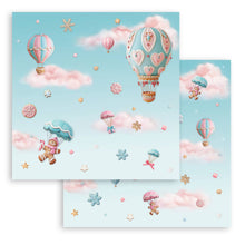 Charger l&#39;image dans la galerie, Bloc de papier 20x20 cm &quot;Candy Christmas&quot; - Stamperia (SBBS129)
