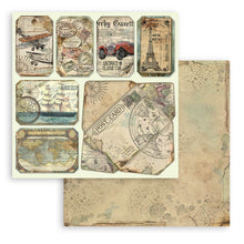 Charger l&#39;image dans la galerie, Bloc Papier Double Face 20,3X20,3 cm &quot;Around the World&quot; (SBBS12)

