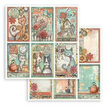 Charger l'image dans la galerie, Bloc papiers 20x20cm "Furry Friends" - SBBS132 - Stamperia
