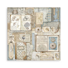 Charger l&#39;image dans la galerie, Bloc Papier simple Face 20,3X20,3 cm &quot;Silent Sea&quot; (SBBSXB12)
