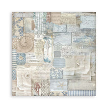 Charger l&#39;image dans la galerie, Bloc Papier simple Face 20,3X20,3 cm &quot;Silent Sea&quot; (SBBSXB12)
