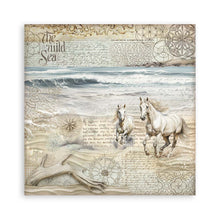 Charger l&#39;image dans la galerie, Bloc Papier simple Face 20,3X20,3 cm &quot;Silent Sea&quot; (SBBSXB12)
