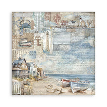 Charger l&#39;image dans la galerie, Bloc Papier simple Face 20,3X20,3 cm &quot;Silent Sea&quot; (SBBSXB12)

