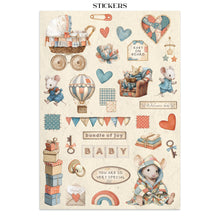 Charger l'image dans la galerie, Junk Journal "Baby" de la collection Family - Stamperia (SBJK12)
