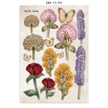 Charger l'image dans la galerie, Planche de die cuts Flowers and Poems de Stamperia
