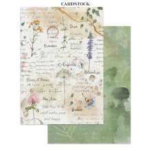 Charger l'image dans la galerie, Page du mini junk journal Flowers and Poems de Stamperia
