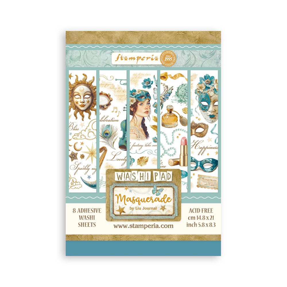 Washi Album 8 feuilles A5 - Masquerade SBW15