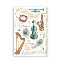Charger l&#39;image dans la galerie, Washi Album 8 feuilles A5 - Masquerade SBW15
