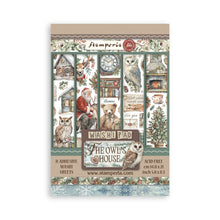 Charger l&#39;image dans la galerie, Washi-Pad - &quot;The Olwl&#39;s house&quot; A5 de Stamperia  (SBW23)
