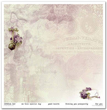 Charger l'image dans la galerie, Bloc Papier 30x30 "Flower Post Violet" - ITD Collection (SLS-044)
