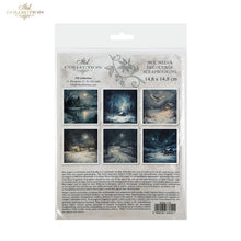 Charger l'image dans la galerie, Paysage enneigé mini papier de riz RSM179 2
