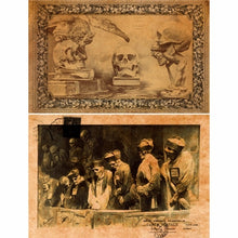 Charger l'image dans la galerie, Papier de riz A4 "Skull Theme" 6 pièces - Craft Kreatively (CK-RP9044)
