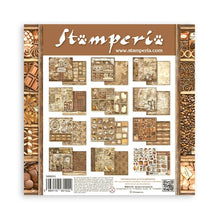 Charger l&#39;image dans la galerie, Bloc de papier  &quot;Coffee and chocolate&quot; Stamperia 20.3 cm x 20.3cm (SBBS93)
