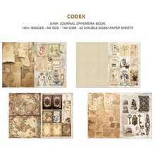 Charger l'image dans la galerie, Book Junk Journal A4 "Codex" Ciao Bella (CBB008)
