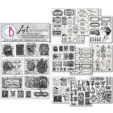 Charger l'image dans la galerie, Stickers Mixed Media Lithographs x10 - Ciao Bella MB007
