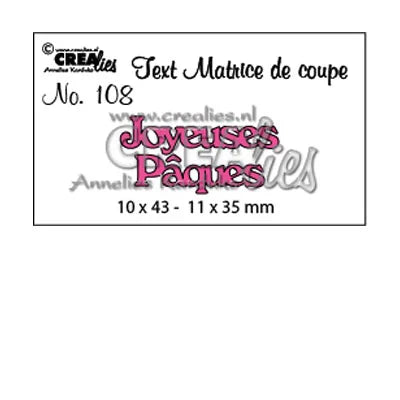 Text Dies French No. 108 