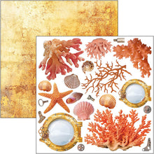Charger l'image dans la galerie, Fussy Cut Pad 6x6 "Coral Reef" - CBQE078 - Ciao Bella
