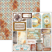 Charger l'image dans la galerie, Fussy Cut Pad 6x6 "Coral Reef" - CBQE078 - Ciao Bella
