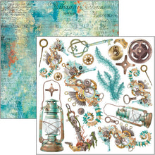 Charger l'image dans la galerie, Fussy Cut Pad 6x6 "Coral Reef" - CBQE078 - Ciao Bella
