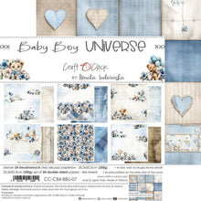 Charger l'image dans la galerie, Bloc 20x20 "Baby Boy Universe" - Craft O'Clock (CC-C84-BBU-09)
