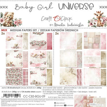 Charger l'image dans la galerie, Bloc 20x20 Baby Girl Universe - Craft O'Clock
