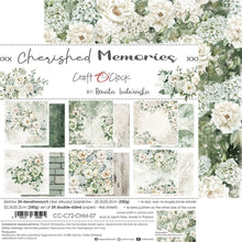 Charger l&#39;image dans la galerie, Cherished Memories 20.3 x 20.3 cm Medium Papers Set (CC-C72-CHM-09)de Craft O&#39; Clock
