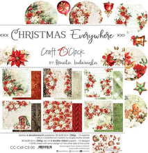 Charger l&#39;image dans la galerie, Christmas Everywhere 12x12 Inch Paper Set (CC-C69-CE-00) de Craft O&#39;Clock
