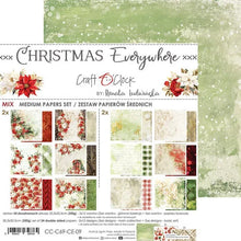 Charger l&#39;image dans la galerie, Christmas Everywhere 8x8 Inch Medium Papers Set (CC-C69-CE-09)Craft O&#39;Clock
