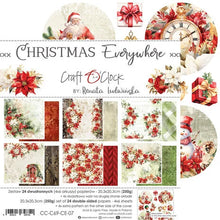 Charger l&#39;image dans la galerie, Christmas Everywhere 8x8 Inch Medium Papers Set (CC-C69-CE-09)Craft O&#39;Clock
