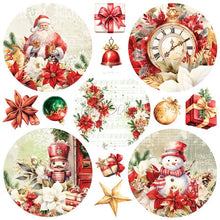 Charger l&#39;image dans la galerie, Christmas Everywhere 8x8 Inch Medium Papers Set (CC-C69-CE-09)Craft O&#39;Clock
