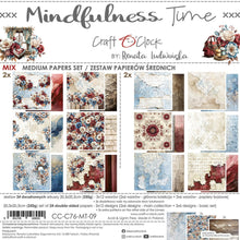 Charger l&#39;image dans la galerie, Ensemble de feuilles de papier Mindfulness Time 8 x 8 pouces (CC-C76-MT-09)
